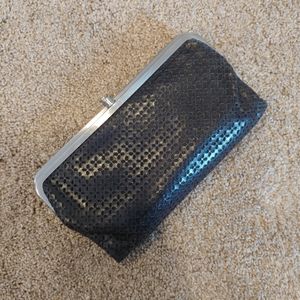 Hobo Lauren Wallet - Perforated Black